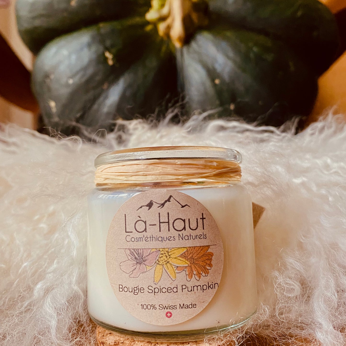 Bougie « Spiced Pumpkin » - Là-Haut Cosm’éthiques Naturels